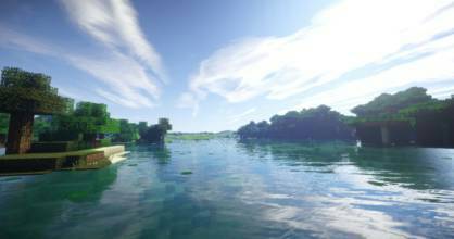 如图,Minecraft pe 光影材质包的[云]是怎么做的