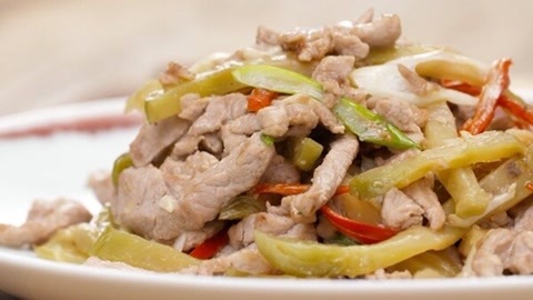 达人厨房 榨菜炒肉丝