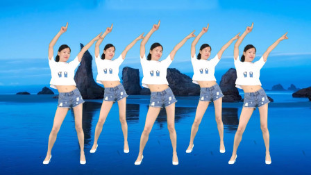 广场舞《DJ野花香》简单步子舞 减肥健身操！
