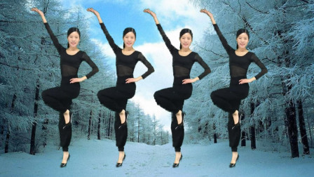 2019动感流行广场舞《DJ夜色》简单步伐，活力热身！