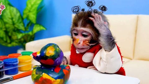 小猴子可可英语启蒙数字认知 灵魂上色师
