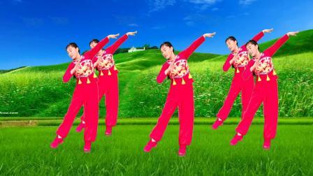 玫香广场舞《响沙千里一壶酒》正背面演示附教学