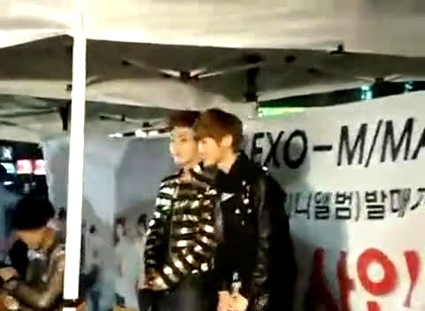 EXO 韩国签售 饭拍版-EXO-M