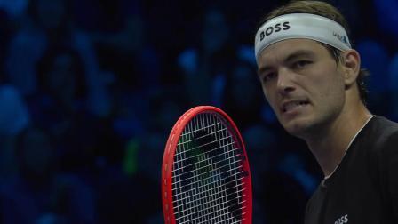 【全场回放】梅德韦杰夫0-2弗里茨 2024ATP年终总决赛 小组赛