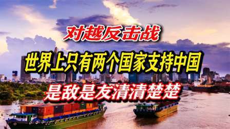 文史档案 对越反击战，世界上只有两个国家支持中国，是敌是友清清楚楚