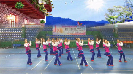 西湖舞蹈队《天路》经典歌曲 最熟悉的歌 最美的舞 时尚好看