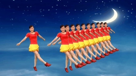 这个广场舞火了《星星点灯》经典老歌, 百听不厌, 动感40步一看就会