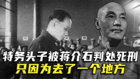 战史分析 47年，特务头子丁默邨被蒋介石亲口判死刑，只因为去了一个地方