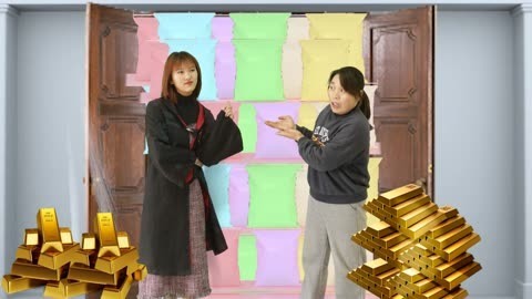 美女家务事 粘土可以换黄金，没想小晴有粘土宝库，老师数了三天三夜也没数完