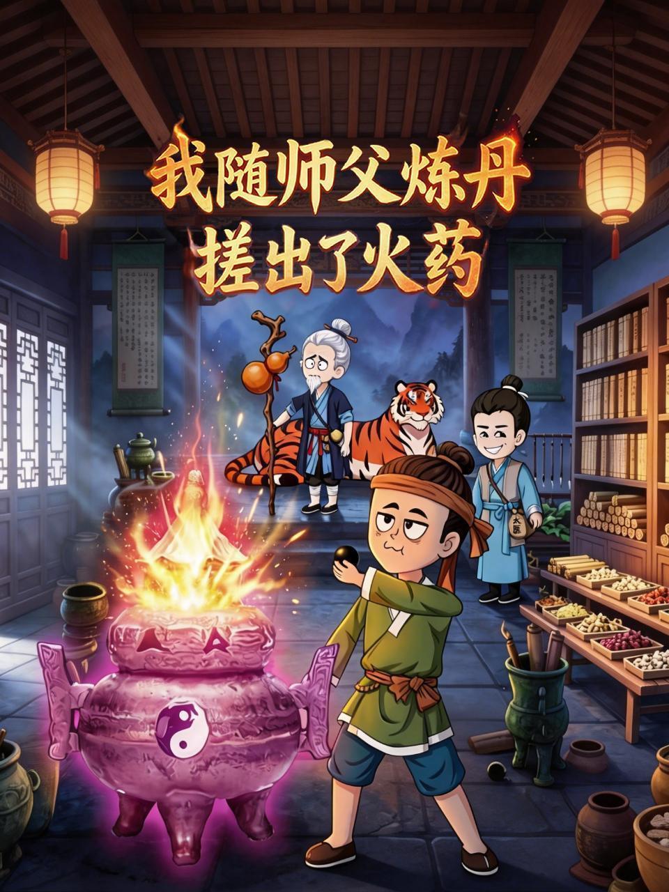 我随师父炼丹 搓出了火药