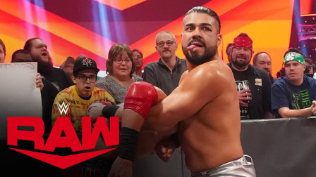 WWE RAW 2019 【RAW 12/16】车轮战第四场：安德瑞嫉妒心上头，凶残偷袭亨贝托