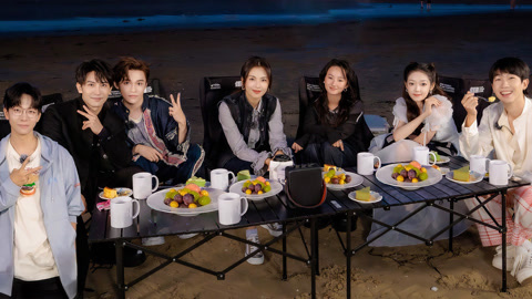 刘涛希林捣蛋式学吹唢呐 胡夏谭杰希合唱《海芋恋》