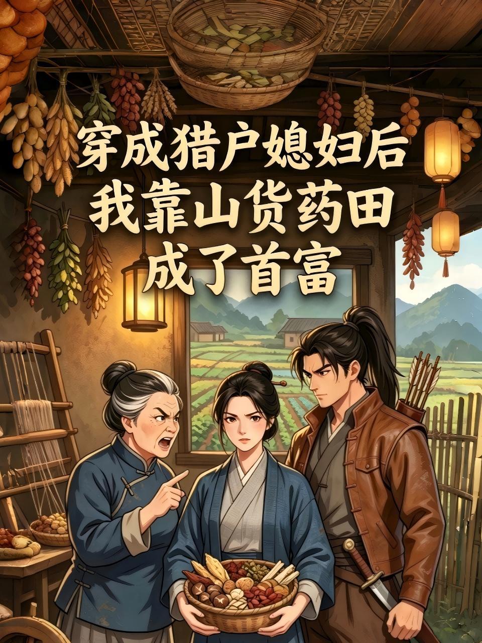 穿成猎户媳妇后，我靠山货药田成了首富