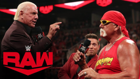WWE RAW 2019 【RAW 09/30】瑞克弗莱尔胡克霍根各自组队