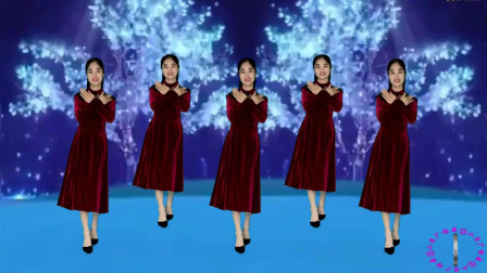 动感时尚广场舞 一首伤感歌曲《下一次相遇》旋律忧伤 舞步优美抒情