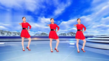 32步广场舞《不做你幸福的玫瑰》红月演唱