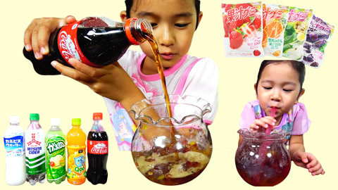 【中国爸爸】日本食玩 自制果冻饮品 好喝又好玩！