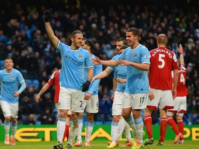英格兰足球超级联赛 13-14赛季第31轮 曼城VS富勒姆