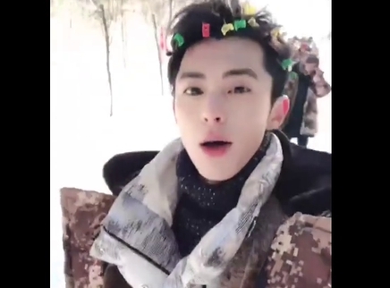 音乐集装箱 【王鹤棣】雪地可爱棣棣