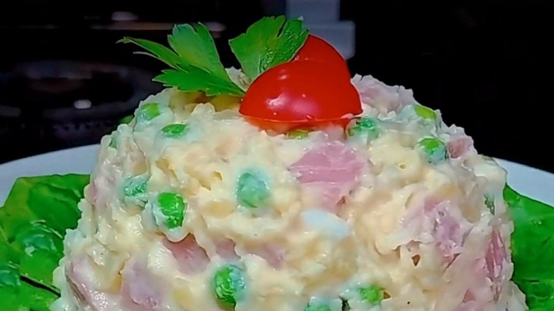 人气美食 老上海土豆沙拉 沙拉里加冰砖