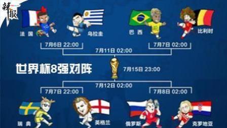 辣报世界杯 八强出炉：巴西法国各战强敌