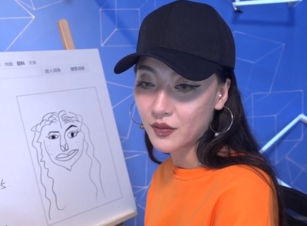 818超女聊天室 王金金十级鬼畜画功超惊吓