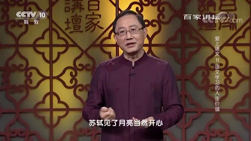 百家讲坛 《百家讲坛》 20190805 爱上语文11 语文学习的人生价值