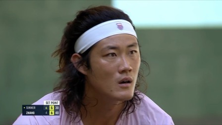 【原声纯享】辛纳2-0张之臻 2024ATP500哈雷站 男单半决赛