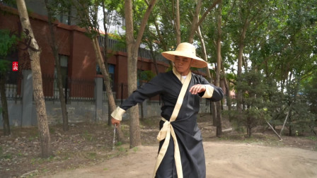 小义防身术 九节神鞭似狂龙，呼啸左右在空中，看九节鞭最不一样的练法