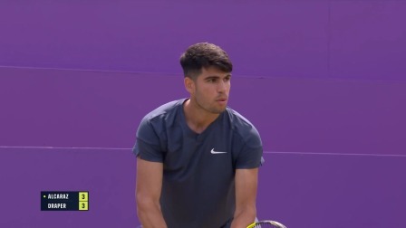 【全场回放】德雷珀2-0阿尔卡拉斯 2024ATP500女王杯 男单第二轮