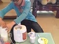 九阳果汁料理机做芒果奶昔