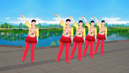 广场舞《火火的姑娘》动感的旋律，简单好看又好学