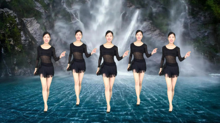 广场舞《万水千山总是情》DJ版经典老歌 恰恰步子舞