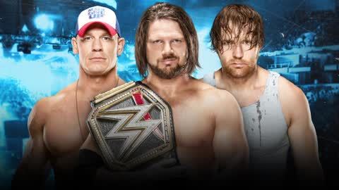 wwe美国职业摔角 贝基林奇招牌锁技大获全胜 卡梅拉无奈拍地认输