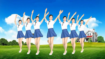 广场舞《酒醉的蝴蝶》单人水兵舞 歌曲动听醉人！