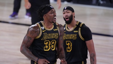 NBA热辣资讯 有霍师傅在的湖人气氛都不会差！球迷：好开心看火花浓眉这样！