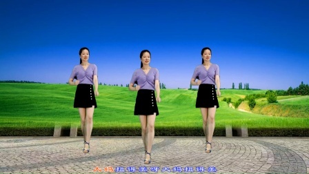 火爆广场的《大妈扭得美》恰恰48步