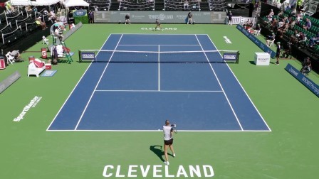 【全场回放】凯斯勒2-0鲁斯 2024WTA克利夫兰站1/4决赛