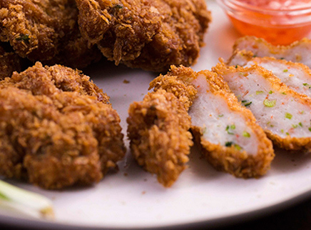 美食台 泰式炸虾饼