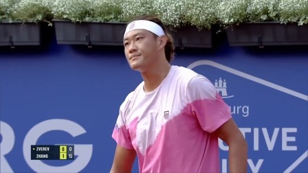 【全场回放】兹维列夫2-0张之臻 2024ATP500汉堡站 男单1/4决赛