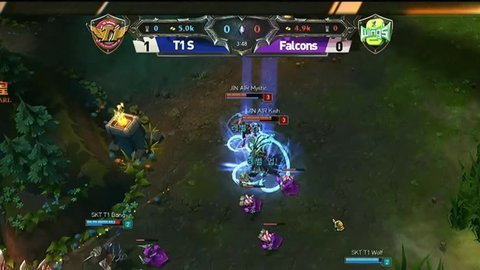 ogn大师赛 0309 JinAir VS SKT 第二场
