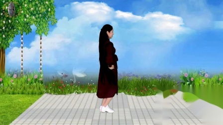 动感时尚广场舞 广场舞《常回家看看》经典老歌，背面演示，好听极了