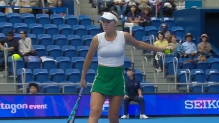 【全场回放】肯宁2-1陶森 2024WTA东京站第二轮