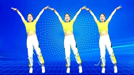 蓝莓思洁广场舞 网红广场舞《谁家的姑娘》时尚32步