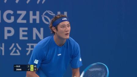 【原声纯享】张之臻0-2西里奇 2024ATP杭州公开赛决赛