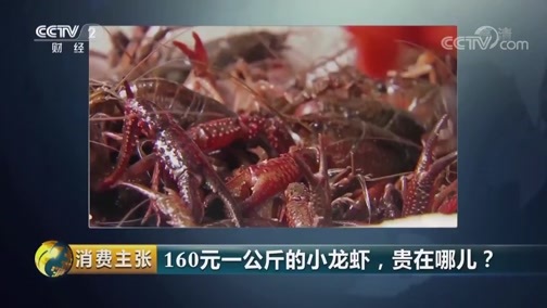 消费主张 《消费主张》 20190411 160元一公斤的小龙虾，贵在哪儿？