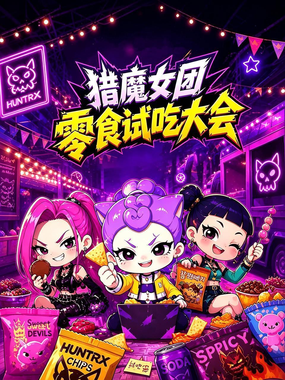 猎魔女团零食试吃大会