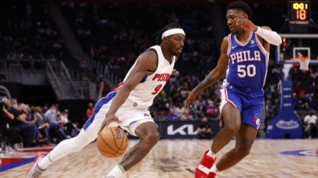 NBA季前赛-格兰特24+8 活塞力克76人