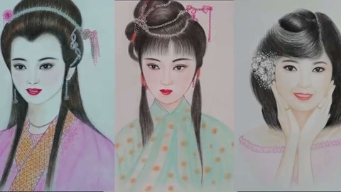 网罗天下 农村大妈 用煤块画美人