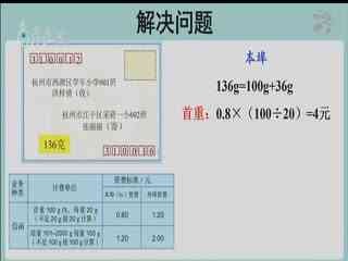 名师公开课 《综合应用（一）邮票中的数学问题》授课教师：田月思
